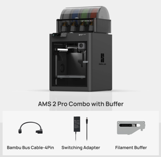 Bambu Lab P1S AMS 2 Pro Combo