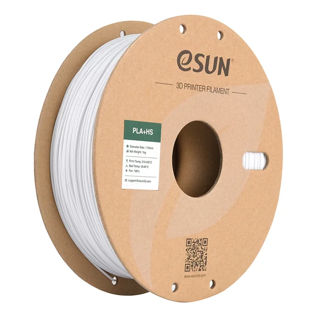 فیلامنت eSUN PLA+HS — سفید سرد